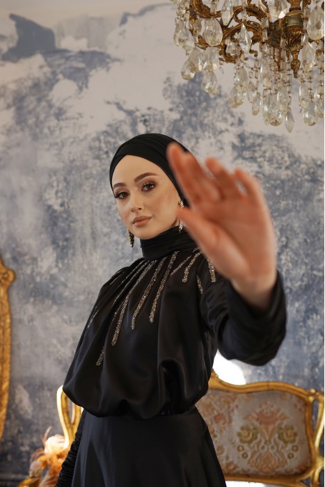 Kuğu Abiye Siyah Kuğu Abiye Siyah